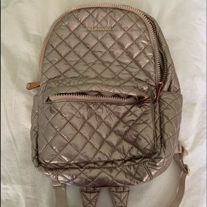MZ Wallace metallic backpack